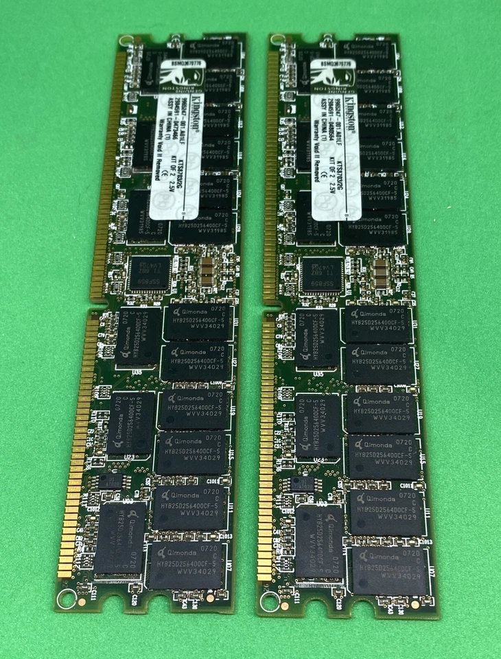 Sun / Kingston X8704A 1GB (2x 370-7973 3rd 1GB DIMMs) Memory Kit KTS8703/2G - Image 3 of 4