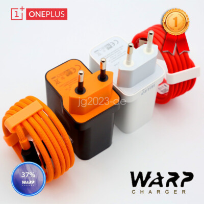 Oneplus 30W Warp Schnellladegerät Netzteil USB-C Ladekabel Oneplus 7 7T 8 8Pro