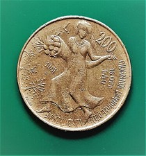 MONETA DA 200 LIRE GIORNATA MONDIALE -FAO- DEL 1981  ITALIA. BUONE CONDIZIONI