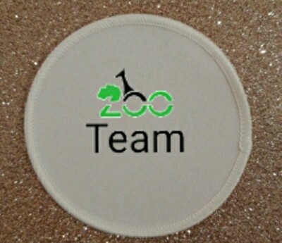  3'' Zoo Crew Team Bügelbild/Aufnähen Sublimation Patch Abzeichen