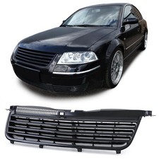BLACK DEBADGED FRONT BONNET GRILL FOR VW PASSAT 3BG 9/2000 - 2005 MODEL