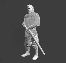Northern Crusades Miniature Medieval Scottish Lord Noble Crusader Knight 28mm 3D