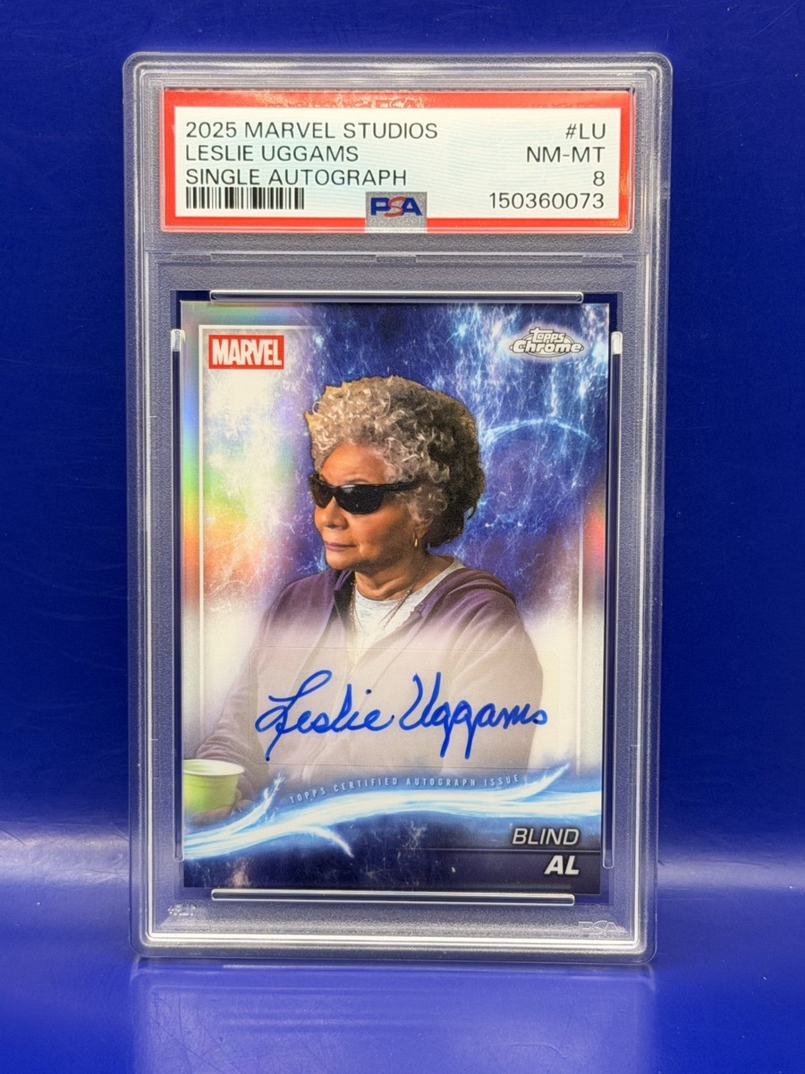 2025 Topps Chrome Marvel Studios “Blind Al” Leslie Uggams Auto PSA