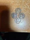 5 Coin Wheat Penny Lot 1924 D 1924 S 1922 D 1925 S 1958 D Semi Key Dates Xf - Bu
