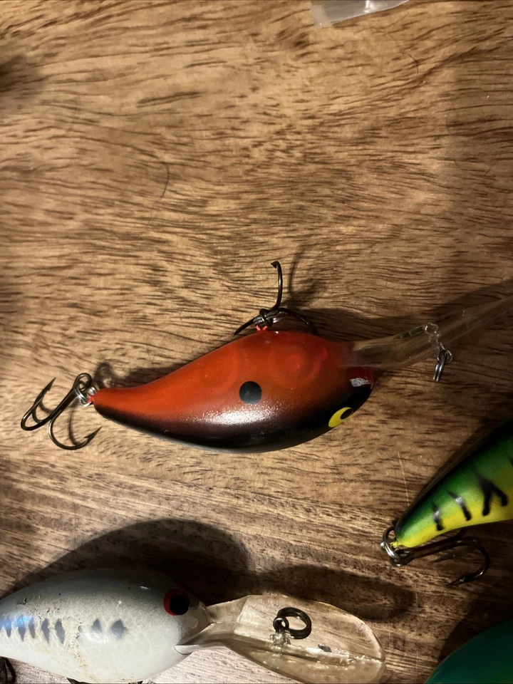 Vintage Bill Norman 2.5” Body Crankbaits Lot Of 5 Pre Owned. - Image 3 of 4