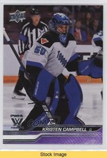 2024 Upper Deck PWHL 1st Edition Purple Kristen Campbell #25 READ 17ar