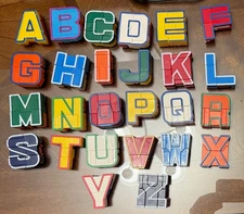 ALPHA BOTS Alphabet Robot Transforming Figures Complete Set of 26 EXCELLENT!