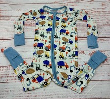 Little Sleepies Construction Zippy One-Piece Pajama, 12-18 Month