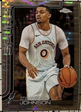 2025-26 Topps Chrome - Keldon Johnson #220 Pulsar San Antonio Spurs