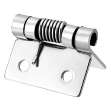 5Pcs 0.98" Self Closing Spring Hinge for Door DIY Hardware Stainless Steel