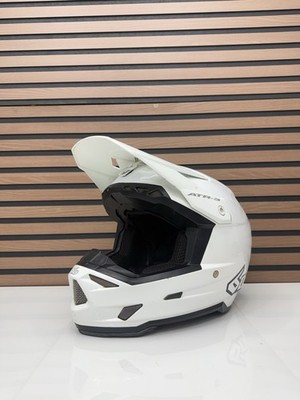 6D Helmets ATR-3 Helmet - Solid Gloss White - Medium