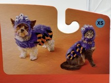 Dog Pet Halloween Costume Purple Spider Boots and Barkley 2 piece Extra Small
