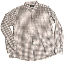 Rodd And Gunn Men's Green & Blue Checkered Print Oxford Shirt - Size Large
