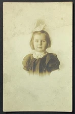 Cute Girl Real Photo Vintage RPPC Postcard Unposted