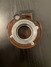 Leitz Wetzlar Elmar 5cm Lens Mount/Viewfinder Attachment Leather Case Leica