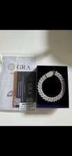 Moissanite Cuban Link, Passes Tester. 7in Beautiful Piece