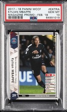 2017-2018 PANINI WCCF MAGAZINE PROMOS #EXTRA KYLIAN MBAPPE ROOKIE RC PSA 10