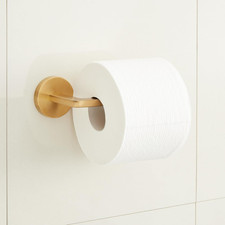 953925 Drea Wall-Mounted Toilet Paper Holder - Brushed Gold