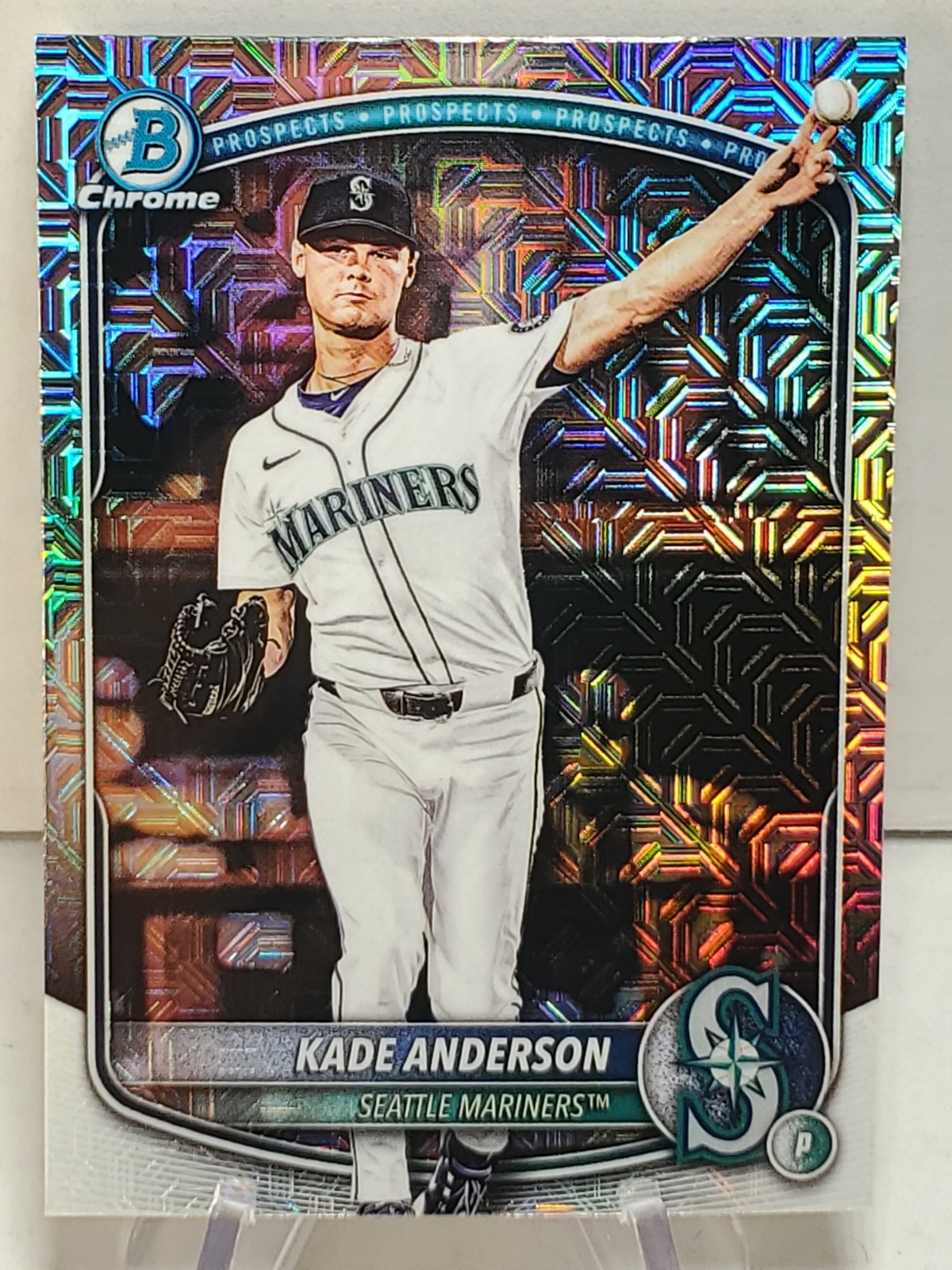 2025 Bowman Draft Kade Anderson Mojo Refractor Image Variation #BDC-3 1st Bowman