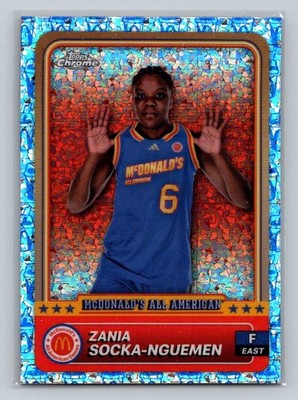 2024 Topps Chrome McDonald's Zania Socka-Nguemen McFlurry Refractor