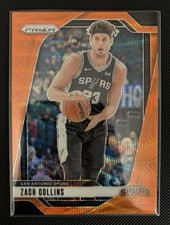 Zach Collins 2024-25 Panini Prizm #197 Orange Wave Prizm 33/60 San Antonio Spurs