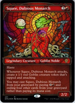 Squee, Dubious Monarch (Showcase) 291 Dominaria United  Foil NM