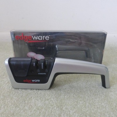 edgeware diamond elete santoku, standard, and serrated pull through knife sharpe