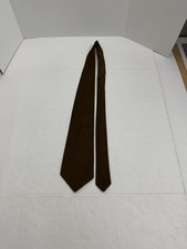 Di Edwardo Mens Tie Necktie Brown Geometric Tie Made In USA C108