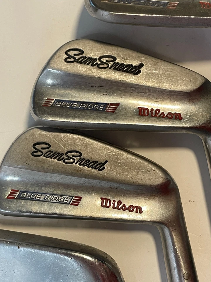 Wilson Sam Snead Blue Ridge Golf Iron 3, 5, 7, 9 & Putter 24085 vintage 70's - Image 3 of 4