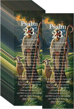 200 Pcs Christian Bookmarks Bulk Shepherd's Staff 23rd Psalm Bookmarks Inspir...