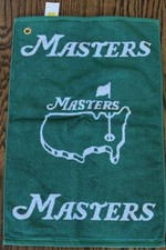 Masters Golf Tournament Golf Bag Towel Augusta National NWT Green/ White