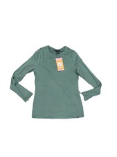 NWT Womens EDDIE BAUER Green Long Sleeve Tee SMALL 