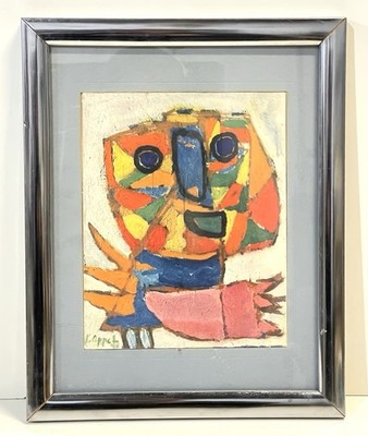 Vintage Karel Appel Framed Print Lithograph Cry For Freedom
