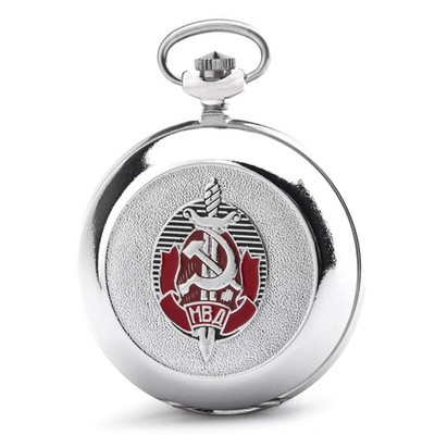 MOLNIJA 3602 Taschenuhr MWD russische mechanische Uhr Dienstuhr