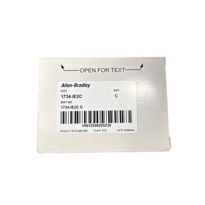 NEW Allen-Bradley 1734-IE2C POINT I/O 2 Point Analog Input Module