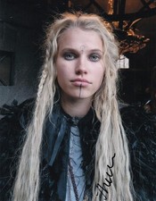 4 THE LAST KINGDOM: Thea Sofie Loch Naess HAND Signed 10x8 Photo SEE PHOTO PROOF