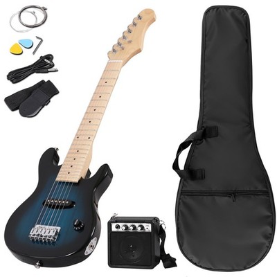 Saicool 30'' Electric Guitar Beginner Kits, 30 inches, Blue