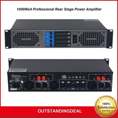 1000Wx4 Professional Rear Stage Power Amplifier Stage Performance KTV High Power