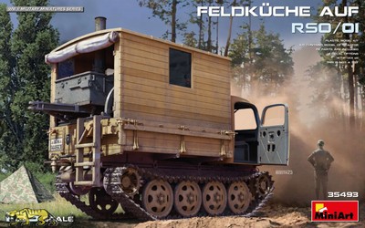 MiniArt 35493 Feldküche auf Raupenschlepper Ost RSO/01 - 1:35