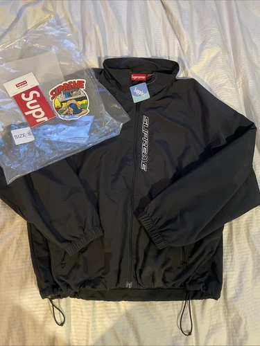 giacca a vento supreme contrasto zip track NUOVISSIMA! perfette condizioni