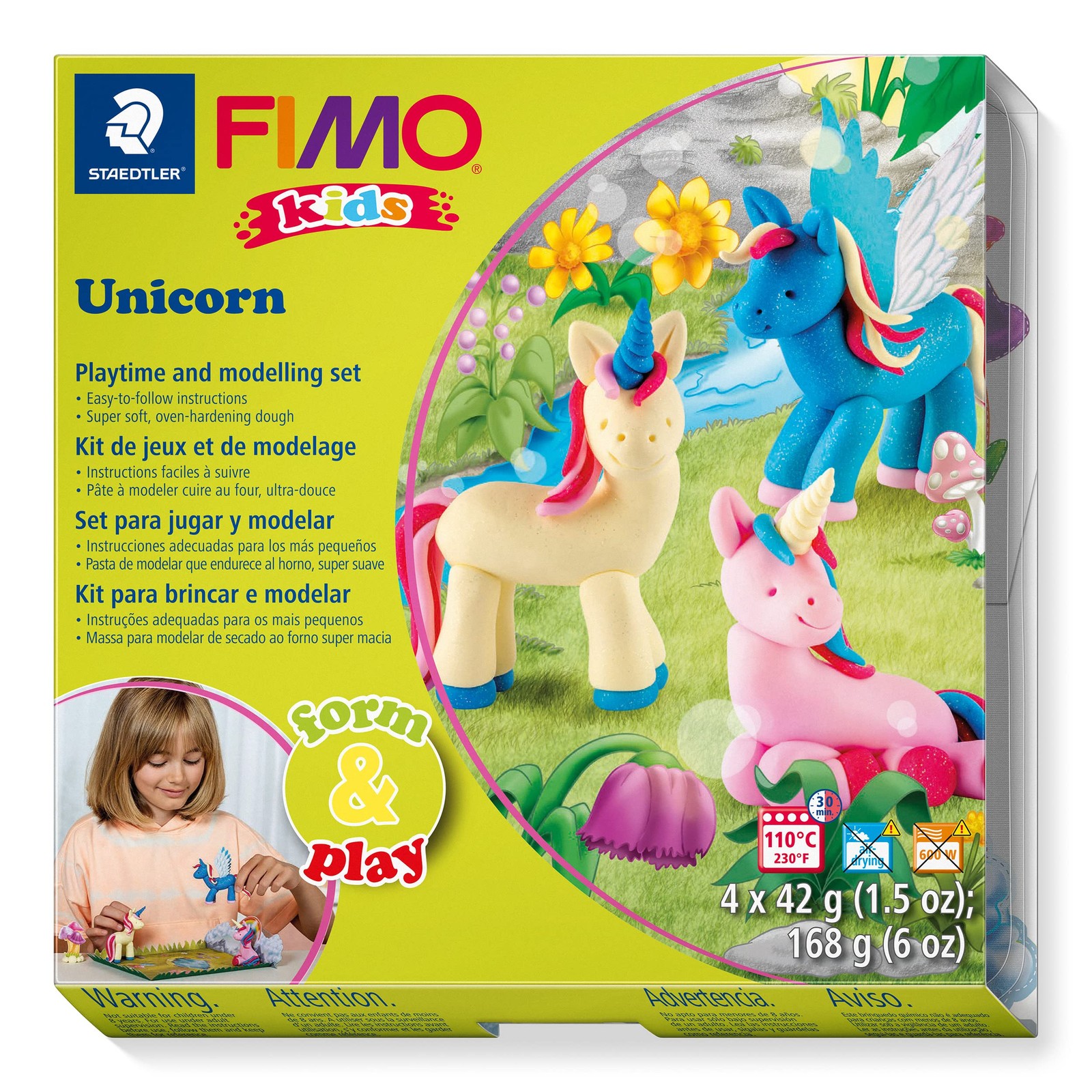 STAEDTLER 8304 19 LZ03 FIMO Kids Form&Play Playtime & Modeling Polymeer Clay Set