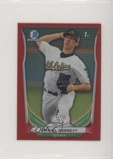 2014 Bowman Chrome Minis Red Refractor 4/5 Daniel Gossett #164 o0v