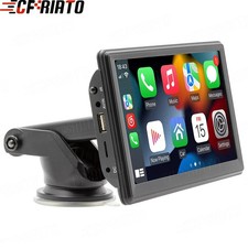 7" Portable Car Stereo Radio Wireless Apple CarPlay Android Auto Touch Screen