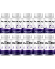 Neurocept- Advanced Formula Overall Brain Health Support Supplement- 10 Bottles