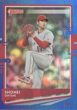 2020 Donruss Baseball Holo Blue Variations Parallel: Pick from List
