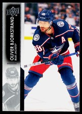 2021-22 Upper Deck Oliver Bjorkstrand #301 Columbus Blue Jackets