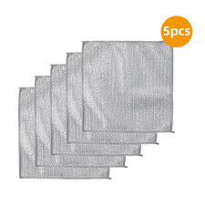 5/10pcs Reusable Dishcloth Multifunctional Kitchen Cleaning Cloth Tableware NEW