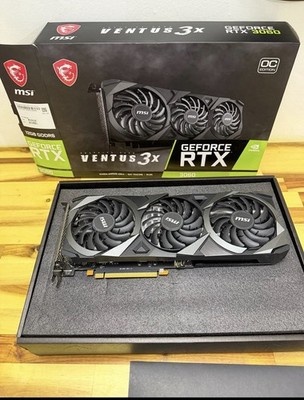 MSI GeForce RTX 3060 Ventus 3X 12GB GDDR6 Ray Tracing DLSS Graphics Card