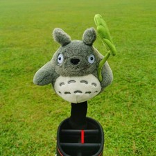 New Golf Club Driver Wood Head Cover Totoro Leaf Umbrella Cartoon Plush Cover