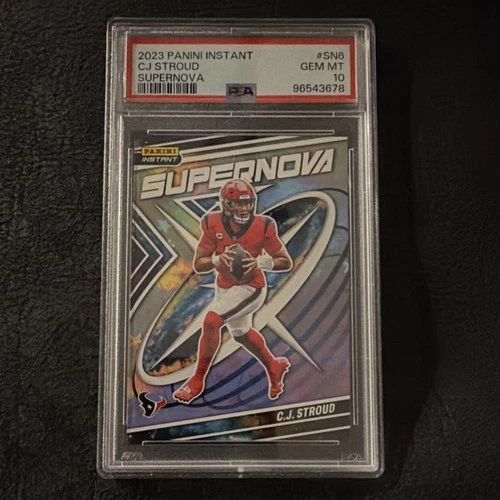 2023 Panini Instant Supernova C.J. Stroud #SN-6 PSA 10, 1st on Print